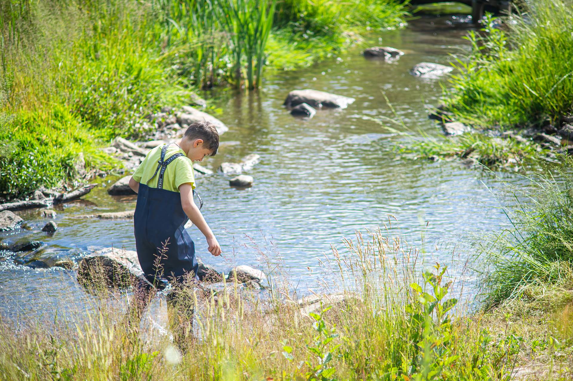 Kind im Wasser; Bildrechte und Credit: Christian Rabe